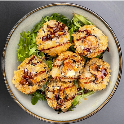 Salmon Deep Fried Roll